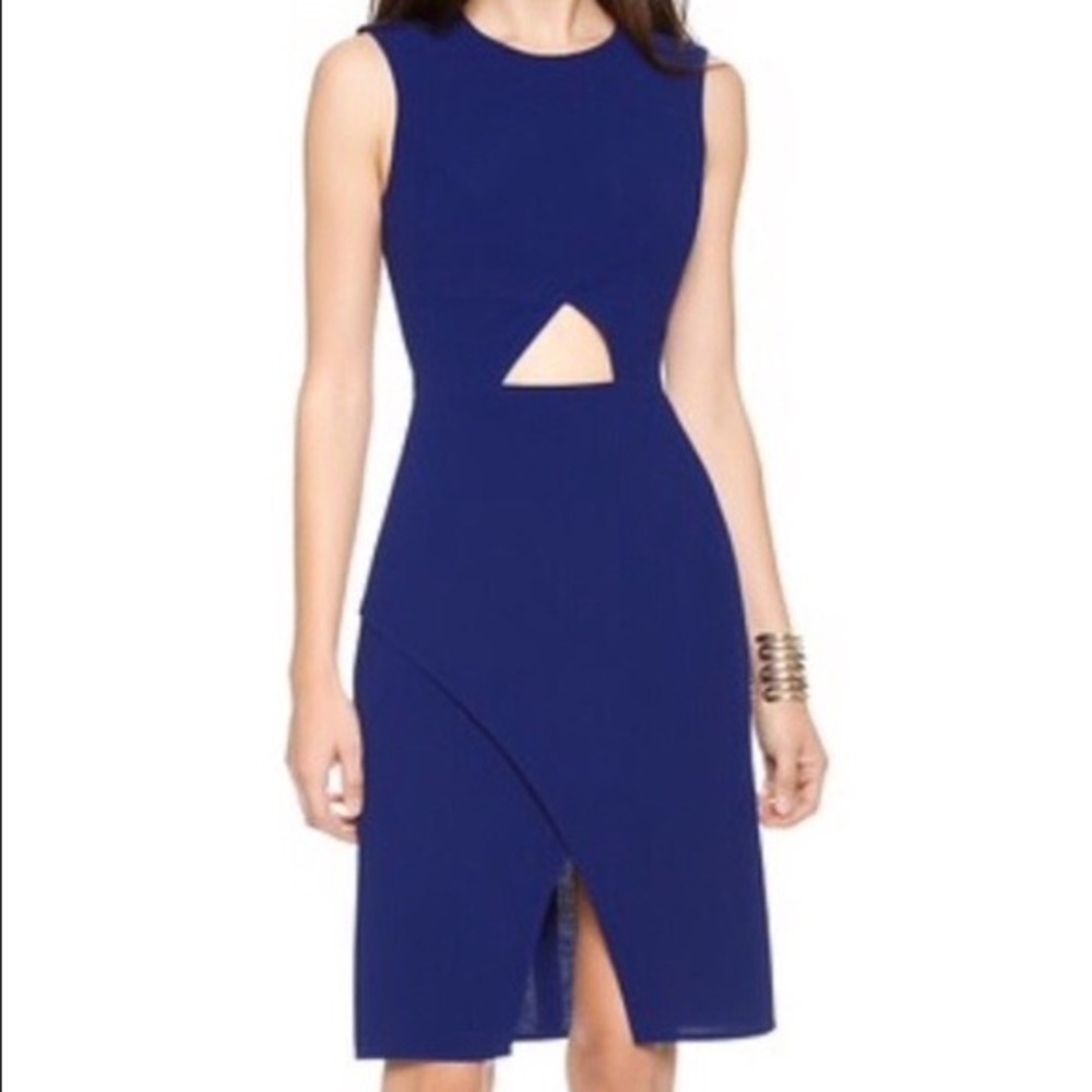 BCBG Maxazria Annabel cut out dress